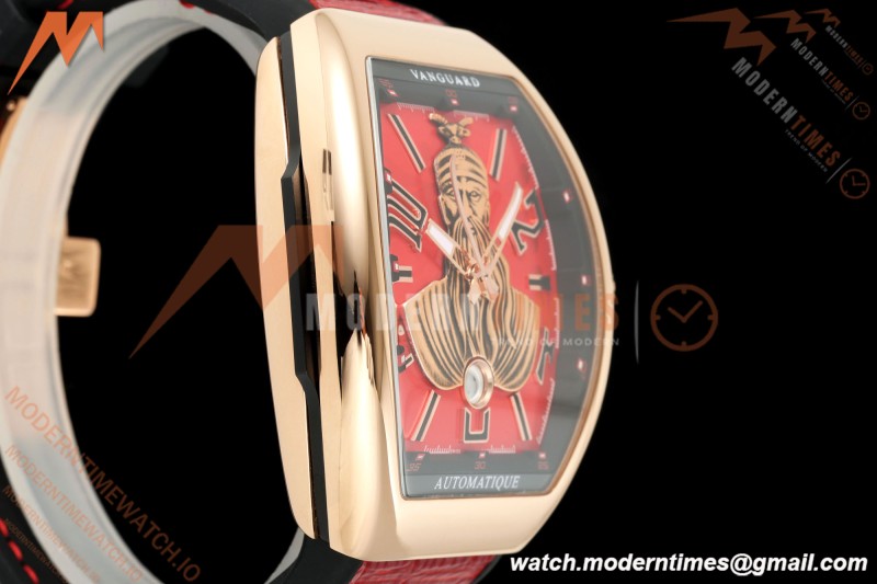Franck Muller - Vanguard V45 Skenderbeu RG/LE Red/Num ABF A2824