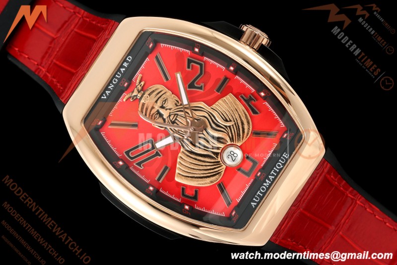 Franck Muller - Vanguard V45 Skenderbeu RG/LE Red/Num ABF A2824