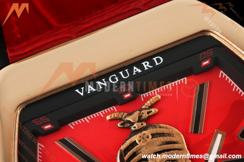 Franck Muller - Vanguard V45 Skenderbeu RG/LE Red/Num ABF A2824