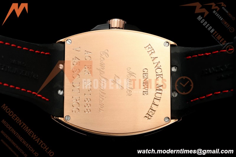 Franck Muller - Vanguard V45 Skenderbeu RG/LE Red/Num ABF A2824
