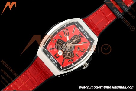 Franck Muller - Vanguard V45 Skenderbeu SS/LE Red/Num ABF A2824
