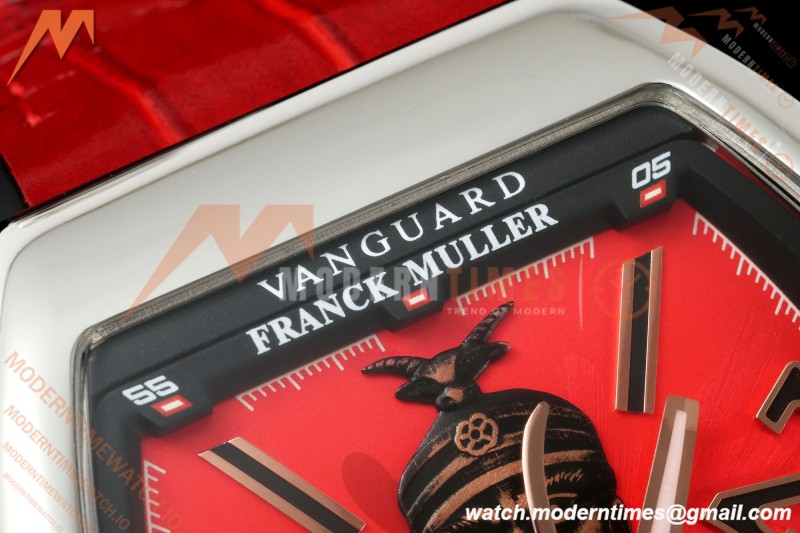 Franck Muller - Vanguard V45 Skenderbeu SS/LE Red/Num ABF A2824