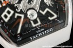 Franck Muller - Vanguard Yachting V45 Silver Dragon King Blk/Num Black Nylon Strap ABF A2824