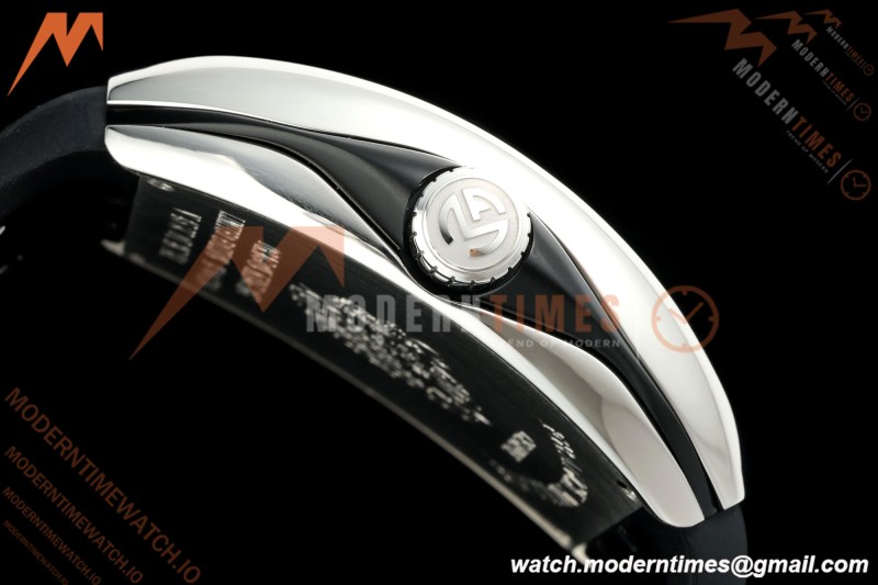 Franck Muller - Vanguard Yachting V45 Silver Dragon King Blk/Num Black Nylon Strap ABF A2824