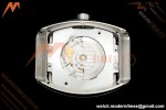 Franck Muller - Vanguard Yachting V45 Silver Dragon King Grn/Num Green Leather Strap ABF A2824