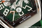 Franck Muller - Vanguard Yachting V45 Silver Dragon King Grn/Num Green Leather Strap ABF A2824