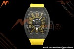 Franck Muller - Vanguard V45 Classic Carbon Orange Markers CAB/LE Black Dial ABF A2824 | 프랭크 뮬러 - 뱅가드 V45 클래식 카본 오렌지 마커 CAB/LE 블랙 다이얼 ABF A2824