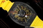 Franck Muller - Vanguard V45 Classic Carbon Orange Markers CAB/LE Black Dial ABF A2824 | 프랭크 뮬러 - 뱅가드 V45 클래식 카본 오렌지 마커 CAB/LE 블랙 다이얼 ABF A2824