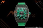 Franck Muller - Vanguard V45 Classic Carbon Green Markers CAB/NY Black Dial ABF A2824