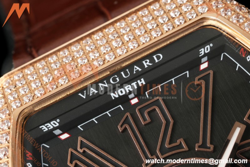 Franck Muller - Vanguard Men's Collection V45 Dia RG/Brn LE Black Dial ABF A23J