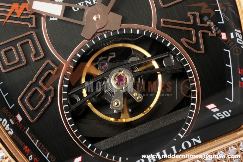 Franck Muller - Vanguard Men's Collection V45 Dia RG/Brn LE Black Dial ABF A23J