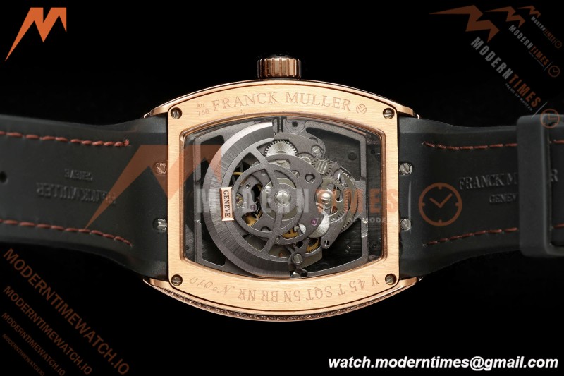 Franck Muller - Vanguard Men's Collection V45 Dia RG/Brn LE Black Dial ABF A23J