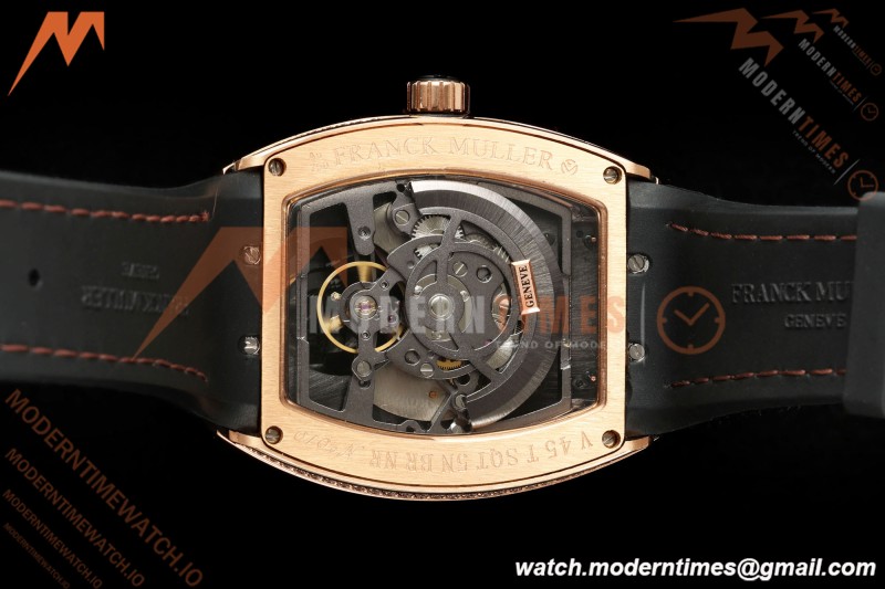 Franck Muller - Vanguard Men's Collection V45 Dia RG/Brn LE Black Dial ABF A23J