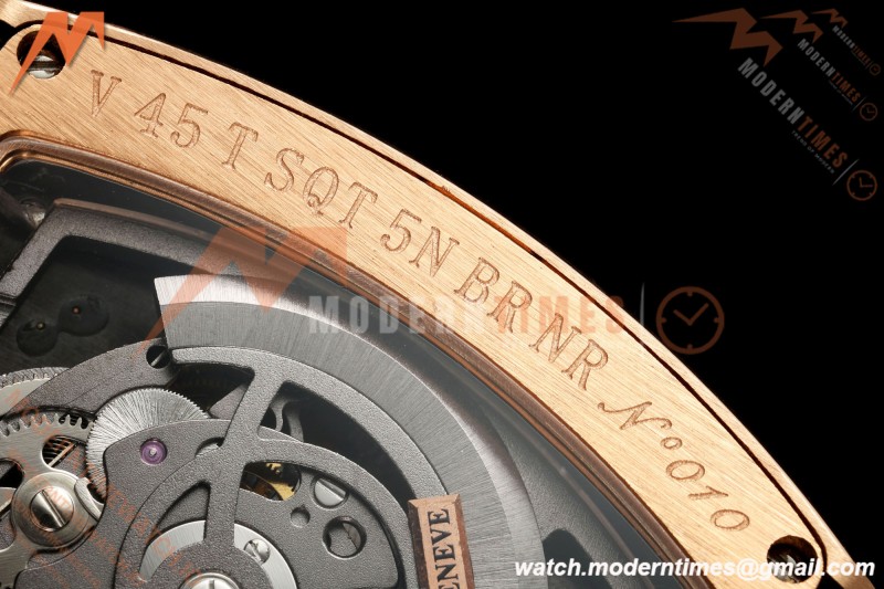 Franck Muller - Vanguard Men's Collection V45 Dia RG/Brn LE Black Dial ABF A23J