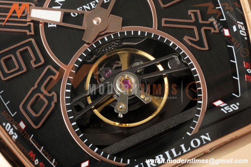 Franck Muller - Vanguard Men's Collection V45 RG/Blk LE Black Dial ABF A23J