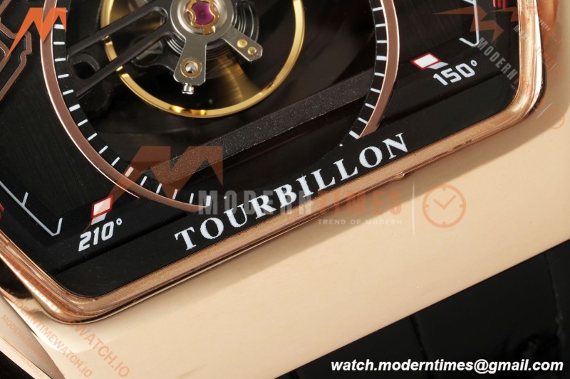 Franck Muller - Vanguard Men's Collection V45 RG/Blk LE Black Dial ABF A23J