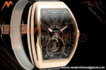Franck Muller - Vanguard Men's Collection V45 RG/Blk LE Black Dial ABF A23J