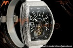 Franck Muller - Vanguard Men's Collection V45 Dia SS/LE Black Dial ABF A23J