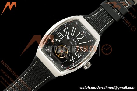 Franck Muller - Vanguard Men's Collection V45 SS/NY Black Dial ABF A23J