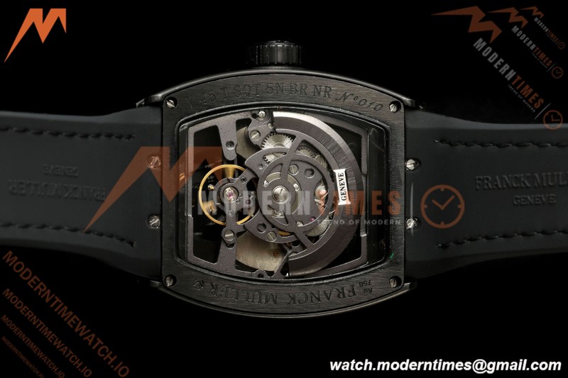 Franck Muller - Vanguard Men's Collection V45 PVD/LE Black Dial ABF A23J