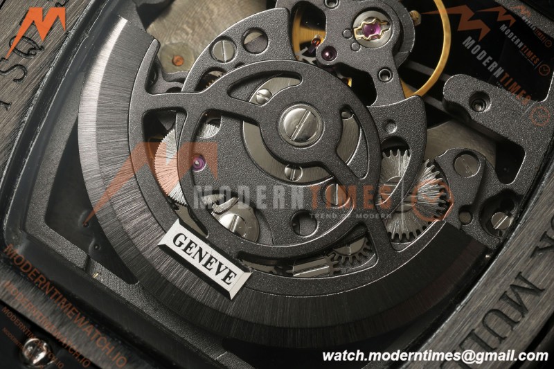 Franck Muller - Vanguard Men's Collection V45 Dia PVD/LE Black Dial ABF A23J