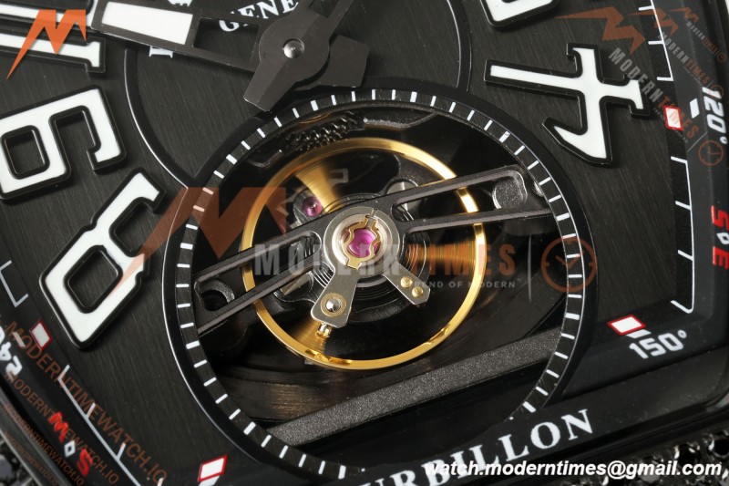Franck Muller - Vanguard Men's Collection V45 Dia PVD/LE Black Dial ABF A23J