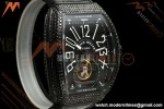 Franck Muller - Vanguard Men's Collection V45 Dia PVD/LE Black Dial ABF A23J