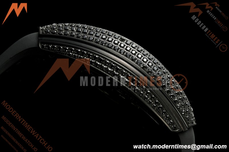 Franck Muller - Vanguard Men's Collection V45 Dia PVD/LE Black Dial ABF A23J