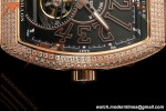Franck Muller - Vanguard Men's Collection V45 Dia RG/Blk LE Black Dial ABF A23J
