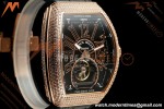 Franck Muller - Vanguard Men's Collection V45 Dia RG/Blk LE Black Dial ABF A23J