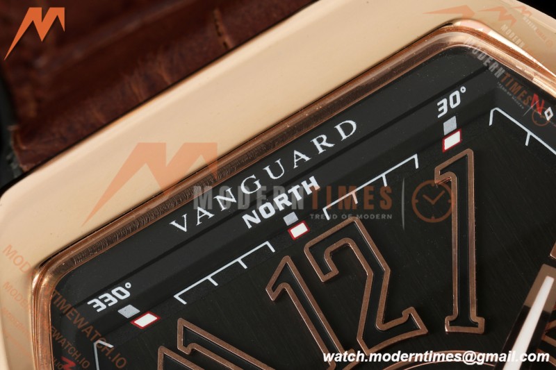 Franck Muller - Vanguard Men's Collection V45 RG/Brn LE Black Dial ABF A23J