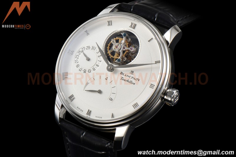 Blancpain - Villeret Tourbillon 8 Jours SS/LE Wht/Rm JBF V3