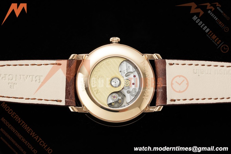 Blancpain - Villeret Moonphase 6654 40mm Complete Calendar RG/LE White APSF A6654