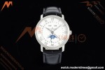 Blancpain - Villeret Moonphase 6654 40mm Complete Calendar SS/LE White APSF A6654
