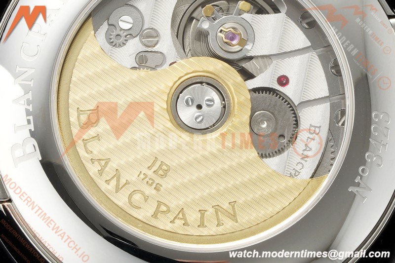 Blancpain - Villeret Moonphase 6654 40mm Complete Calendar SS/LE White APSF A6654