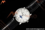 Blancpain - Villeret Moonphase 6654 40mm Complete Calendar SS/LE White APSF A6654