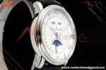 Blancpain - Villeret Moonphase 6654 40mm Complete Calendar SS/LE White APSF A6654