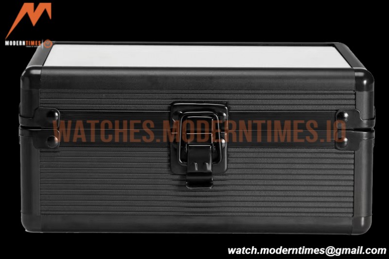 Portable Watch Boxes Light Weight  Aluminium Alloy Watch Case 3 Slots
