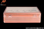 Portable Watch Boxes Light Weight  Aluminium Alloy Watch Case 3 Slots