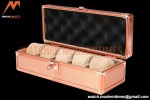 Portable Watch Boxes Light Weight  Aluminium Alloy Watch Case 3 Slots