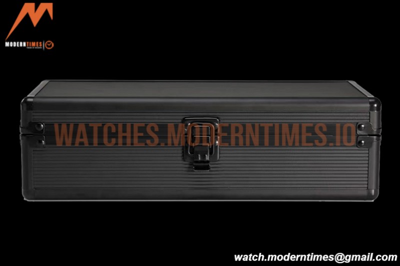 Portable Watch Boxes Light Weight  Aluminium Alloy Watch Case 3 Slots