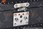 Louis Vuitton Monogram Eclipse Watch Case Leather Coffer 8 Position Trunk M20016