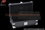 Louis Vuitton Monogram Eclipse Watch Case Leather Coffer 8 Position Trunk M20016