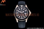 Rolex - YachtMaster 126655 40mm RG/RU Blk ARF VR3235