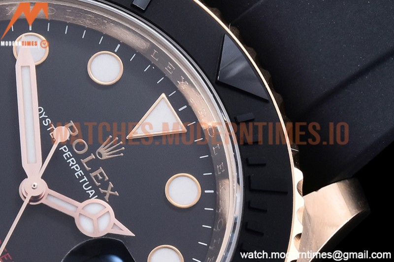 Rolex - YachtMaster 126655 40mm RG/RU Blk ARF VR3235