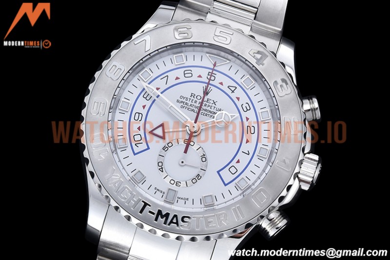 Rolex - YachtMaster 116689 SS/SS White KF A7750 Mod