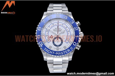 Rolex - YachtMaster 116680 Blue SS/SS White KF A7750 Mod