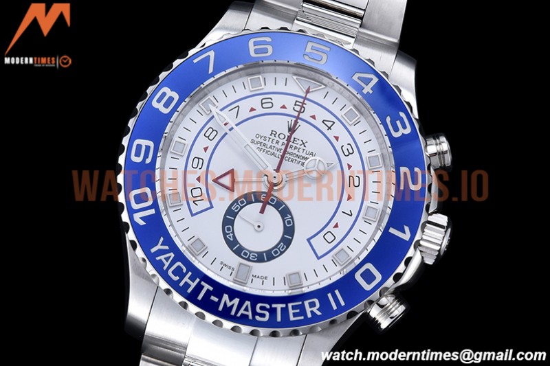Rolex - YachtMaster 116680 Blue SS/SS White KF A7750 Mod