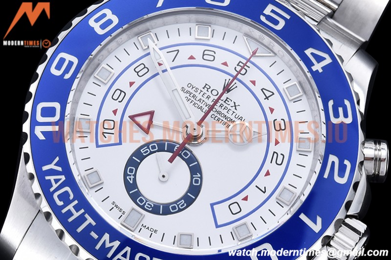 Rolex - YachtMaster 116680 Blue SS/SS White KF A7750 Mod