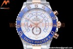 Rolex - YachtMaster 116681 Blue RG/SS White KF A7750 Mod